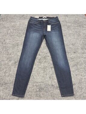 NWT Judy Blue Jeans Womens Size 15/32 Skinny Mid Rise Rayon Blend Stretch Denim